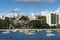 Views of Manly with St Patrick`s Seminary on the hilltop