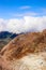 Views many Ropeway with mountain and blue sky in Owakudani, Hakone. Japan