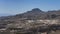 Views from Mirador La Centinela towards Valle San Lorenzo village, the mountain formation Roque del Conde, and the island of La Go