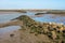 Views of mudflat at low tide