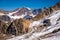 Views from oberservation deck on 3,113m in the Kaunertal Austria