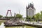 Views of old port and willemsbrug, Rotterdam