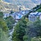 Views over the town of Cauterets in the Haute-Pyrenees