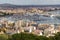 Views of Palma de Mallorca from Bellver castle Spain