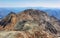 Views from Pica d`Estats, top of Catalonia, Pyrenees