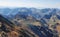 Views from Pica d`Estats, top of Catalonia, Pyrenees