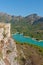 Views of Reservoir of El Castell de Guadalest.