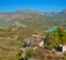 Views of Reservoir of El Castell de Guadalest.