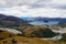 Views from Rocky Mountain Summit towards Lake Wanaka, New Zealand