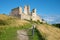 Views of the ruins of the medieval castle of the Livonian order. Rakvere, Estonia