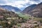 Views of the Sacred Valley from Mirador de Taray. Pisac, Cusco, Peru