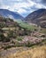 Views of the Sacred Valley from Mirador de Taray. Pisac, Cusco, Peru
