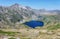 Views of Saliencia lakes in Somiedo natural park on the way to Calabazosa peak, Spain