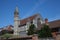 Views of Sarum College by Salisbury Cathedral in Wiltshire in the UK