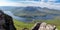 Views of Sgor Tuath peak from Stac Pollaidh, Scotland