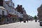 Views of Sheep Street in the town centre of Bicester in Oxfordshire in the UK