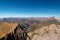 Views of Sierra TendeÃ±era, Sierra Partacua, Collarada and Vignemale peaks from the top of Taillon