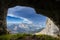 Views of Udalaitz mountain and surrounding area in the Basque Country Spain