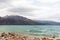 Views of Wanaka lake. Snow, stones and water. South Island, New Zealand