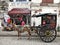 VIGAN, PHILIPPINES - JULY 25, 2015 : A Kalesa or Horse Carriage in Historic Town of Vigan.