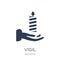 Vigil icon. Trendy flat vector Vigil icon on white background fr