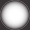 Vignetted frame in the form of a gradient black and white circle. Vector graphics