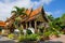 Vihan of the ancient Buddhist temple of Wat Ket Karam. Chiang Mai, Thailand