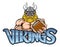 Viking American Football Sports Mascot