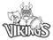 Viking American Football Sports Mascot