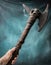 viking ancient axe for epic cosplay medieval midevil warrior