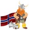 Viking and apir of objects