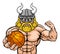 Viking Basketball Sports Mascot