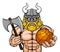 Viking Basketball Sports Mascot