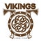 Viking Battle shield with axes