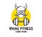 Viking Fitness Logo Design