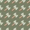 Viking hatchets seamless doodle pattern in pastel pale tones. Grey scandinavian old armor silhouettes on green background