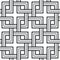 Viking Seamless Pattern - Chained Squares