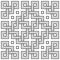 Viking Seamless Pattern Tile - Interweaved Squares