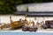 Viking settlement miniature outdoor, shipbuilders