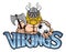 Viking Soccer Football Sports Mascot