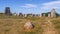 Viking stone ship burial in Oland island, Gettlinge, Sweden