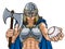 Viking Trojan Celtic Knight Baseball Warrior Woman