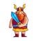 Viking vector cartoon character