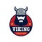 Viking warrior sport logo template