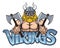 Viking Warrior Sports Mascot
