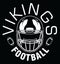 Vikings Football One Color - White