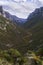 Vikos Canyon and River Voidomatis Autumn Scenery.