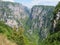 Vikos gorge in the Pindus mountains Epirus region Greece