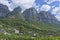 Vikos Gorge seen from Papingo Old stone village, Epirus, Greece, Europe