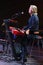 Viktor Drobysh performs on piano on stage during the Viktor Drobysh 50th year birthday concert at Barclay Center